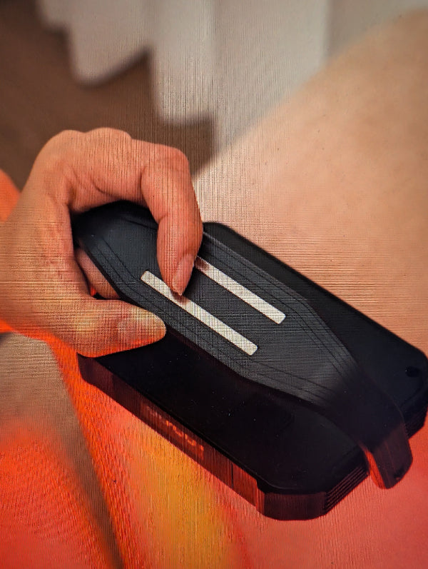 zichtbare magneetstrips op houder van BP180 paneel