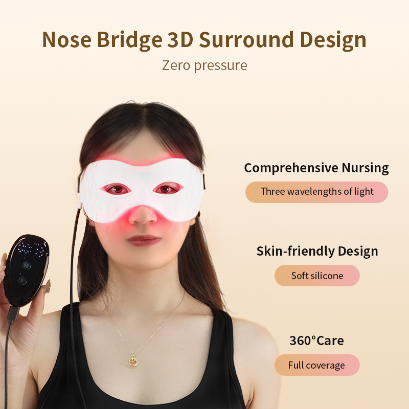 model met bril van zacht siliconen, makkelijke pasvorm rond ogen