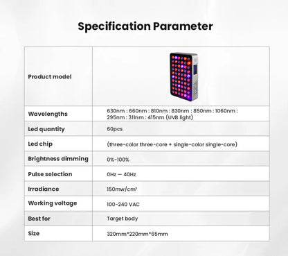BK300 UVB Tanning & Wellness Panel