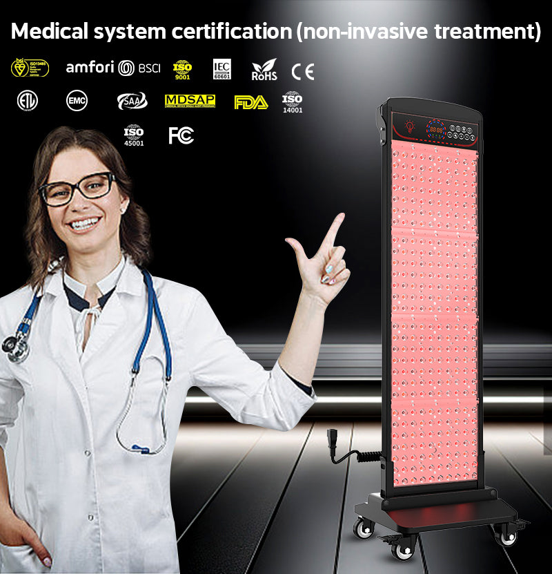 CE FDA FCC gecertificeerde rood lichttherapie apparaten medische kwaliteit
