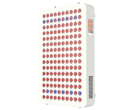 paneel schuin van voren, leds branden