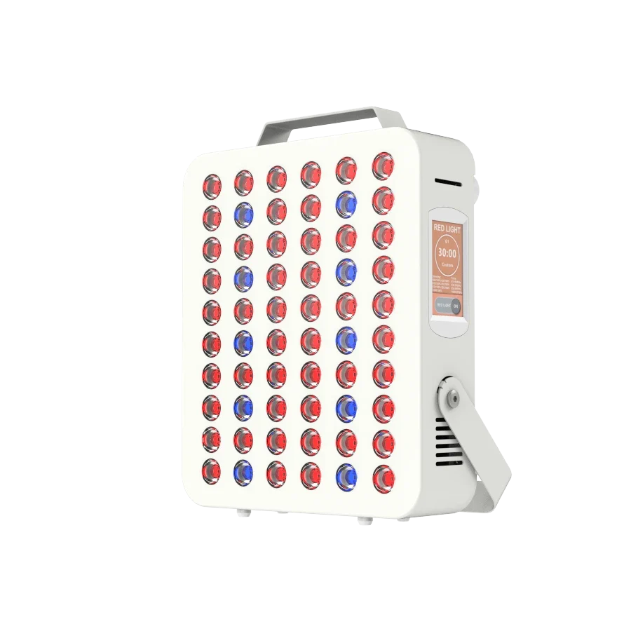 compact model met leds rood en blauw