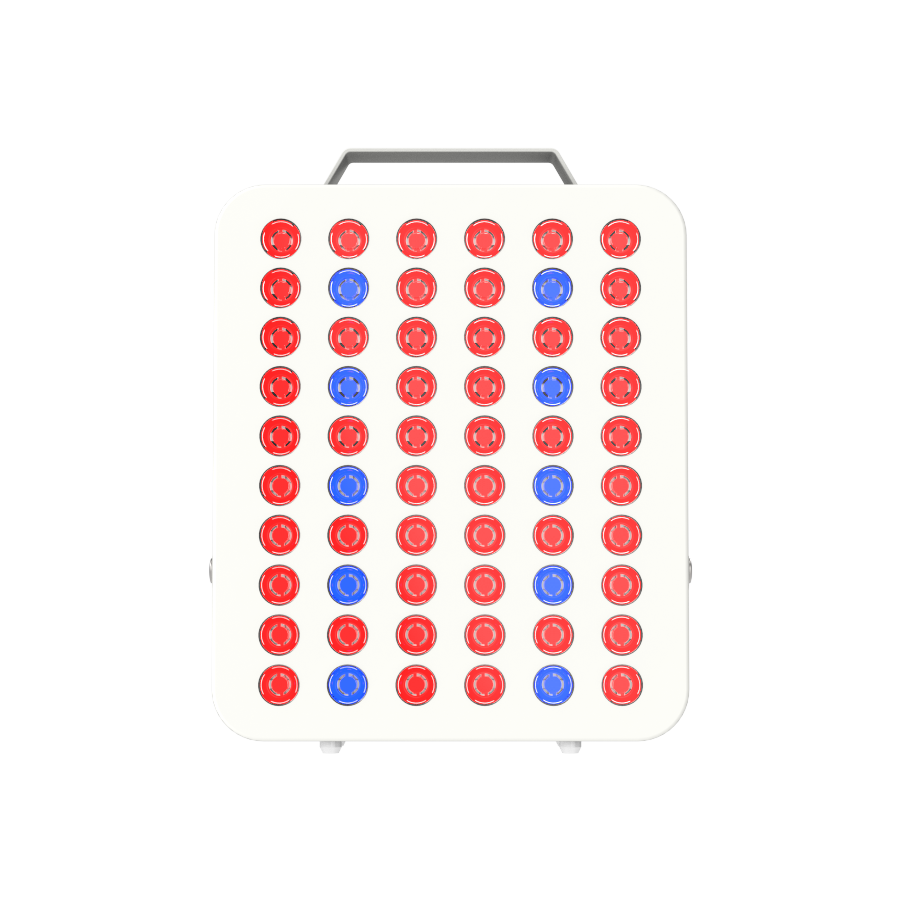 compact model voorzijde met oplichtende leds
