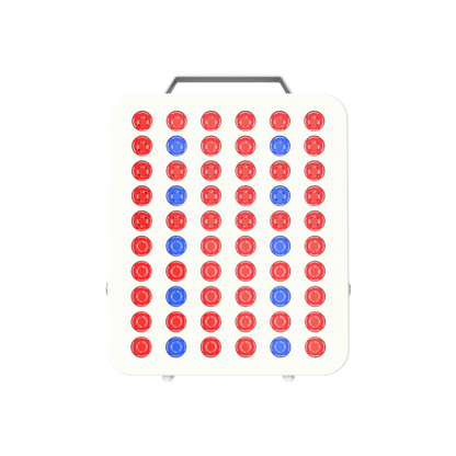 compact model voorzijde met oplichtende leds