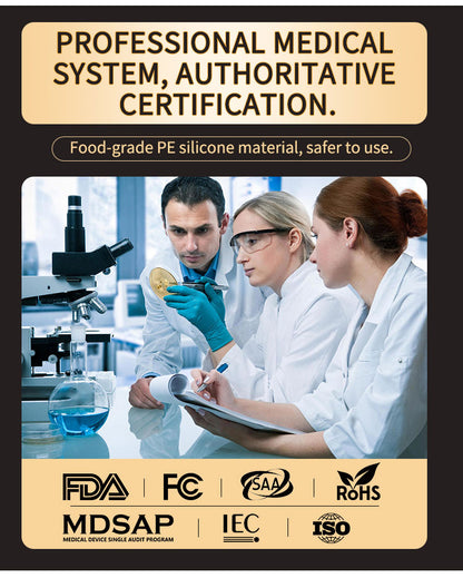 Lab-foto met alle medische keurmerken siliconenmasker G15P