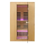 Infrarood Saunacabine Binnenshuis - SGROW SN-002 | 1700W Hemlock Hout