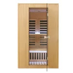 Infrarood Saunacabine Binnenshuis - SGROW SN-002 | 1700W Hemlock Hout